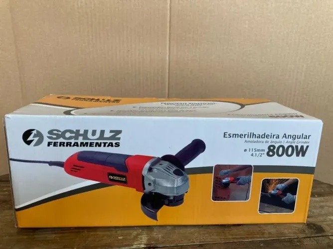 Esmerilhadeira Angular Schulz 800W Nova