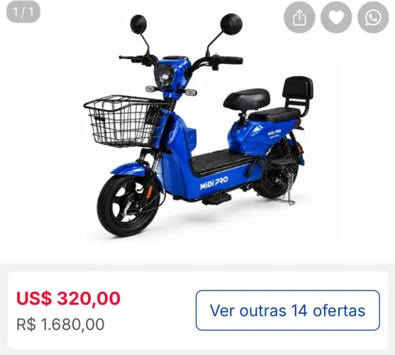 Bicicleta elétrica/Moto elétrica