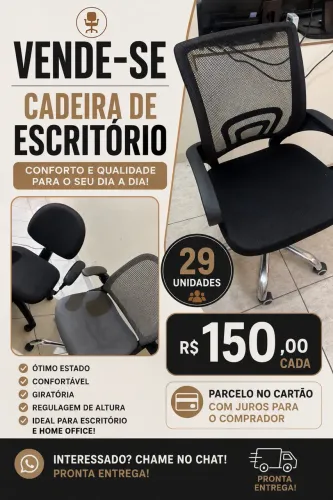 CADEIRAS DE ESCRITÓRIO