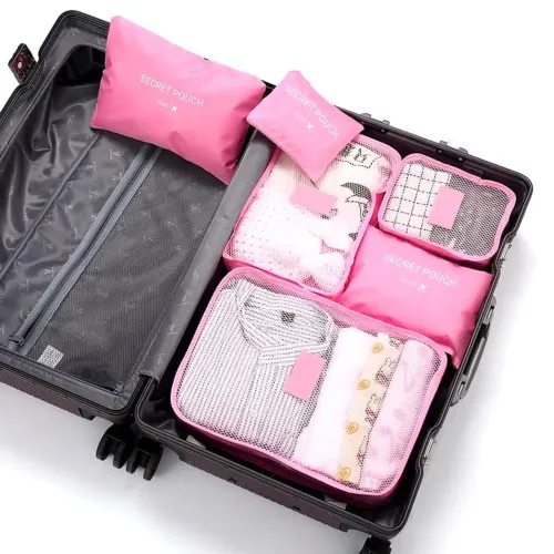 Promoção kit Organizador de Malas com 6 peças