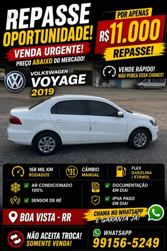 Volkswagen Voyage 1.0 Flex 12V 4P 2020
