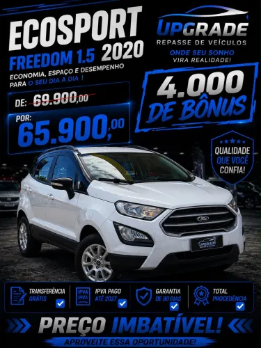 Ford Ecosport SE 1.5 12V Flex 5P Mec. 2020