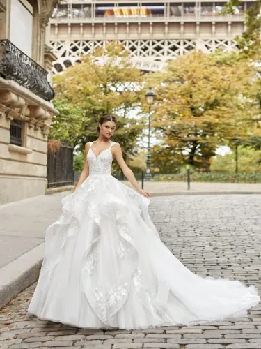 Vestido de Noiva Rosa Clará