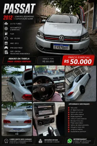 Volkswagen Passat TB 2.0 Fsi/tsi 211cv Tiptronic 4P 2011