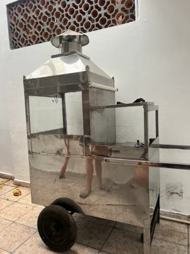 Carrinho para espetinhos / lanches 