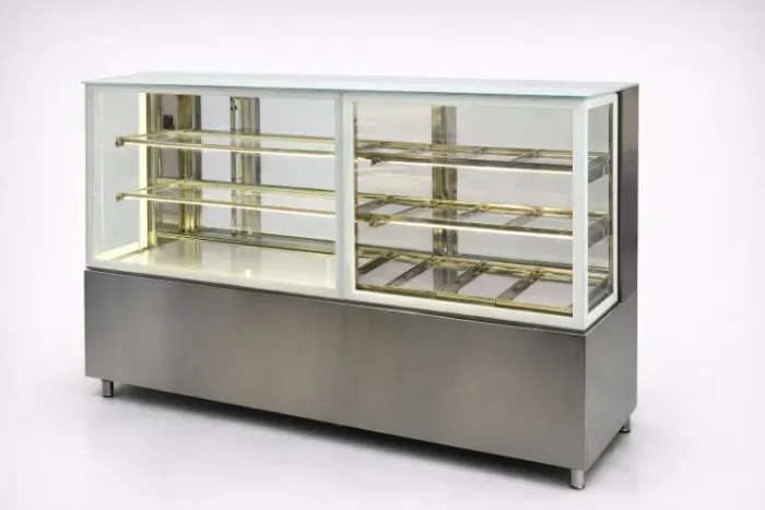 Balcão Refrigerado Inox 2850x650x900mm 5 Portas Frigorífico