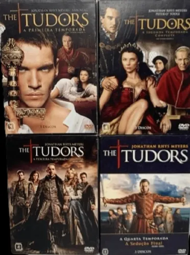 Coleção DVD - The Tudors - série - as 4 temporadas completas - 12 discos