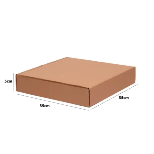 Caixa Quadrada para Pizza 35CM - (35X35X5CM) - COD 3535 - Pct 100 unidades