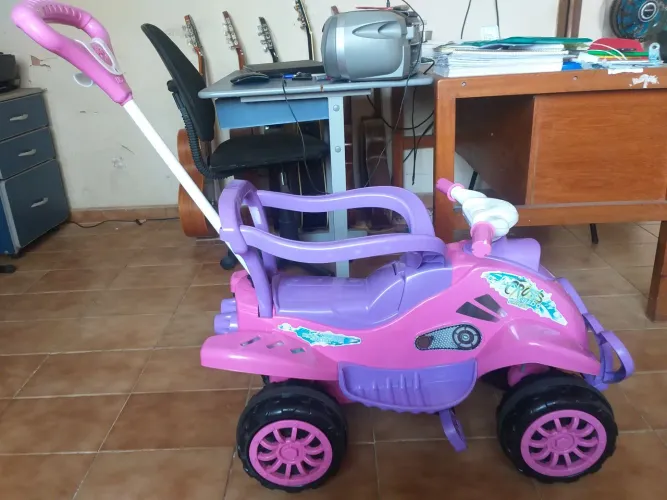 Quadriciclo Calesita Rosa