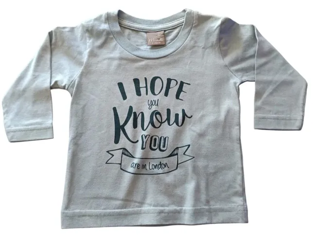 Camiseta Manga Longa Infantil