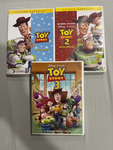 Trilogia Toy Story (1,2 e 3) DVDS