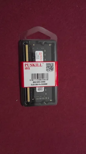 2x memoria ram 8gb ddr4 3200mhz puskill para notebook