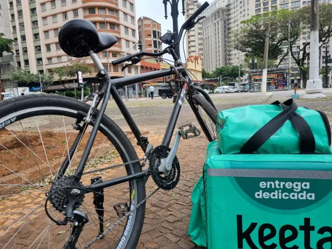 Bicicleta + bag para entregas
