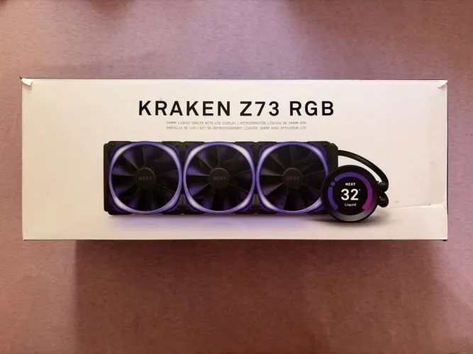 Water Cooler NZXT Kraken Z73 RGB 360mm - Com Tela LCD