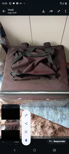 Bag para motoboy de 65 litros em ótimo estado