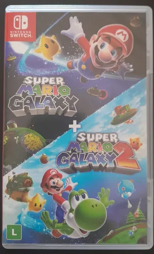 Super Mario Galaxy 1 e 2 - Mídia Física de Nintendo Switch