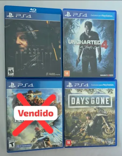 Jogos PS4 - 70 reais CADA
