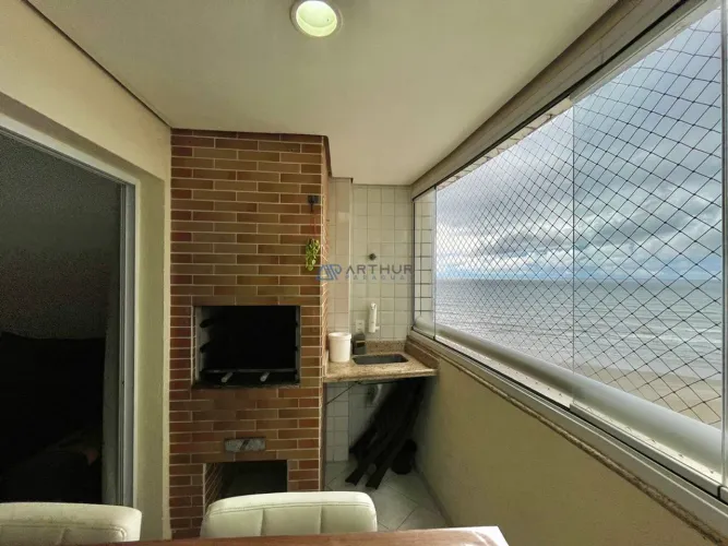 Apartamento Vista Mar à Venda em Praia Grande com 2 quartos com varanda gourmet