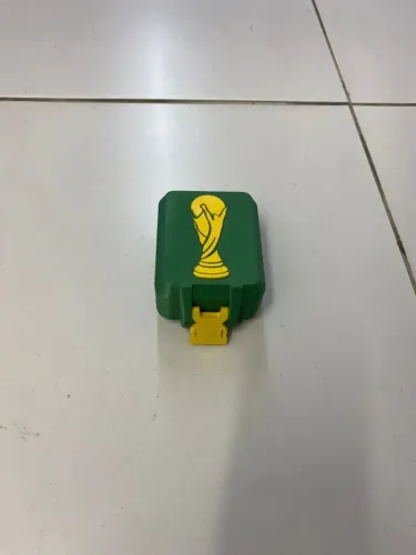 PORTA FIGURINHAS DA COPA VERDE ESCURO