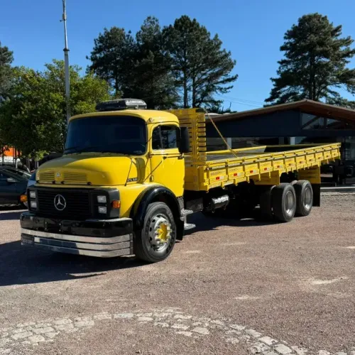 Caminhão Mb 1518 Truck Carga Seca Grade Baixa 1989 6x2