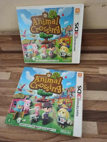 Animal Crossing New Leaf 3DS completo com caixa, manual e luva