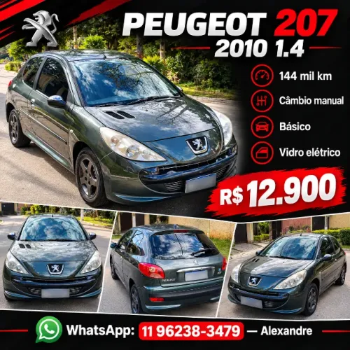 Peugeot 207 X-line 1.4 Flex 8V 3P 2010