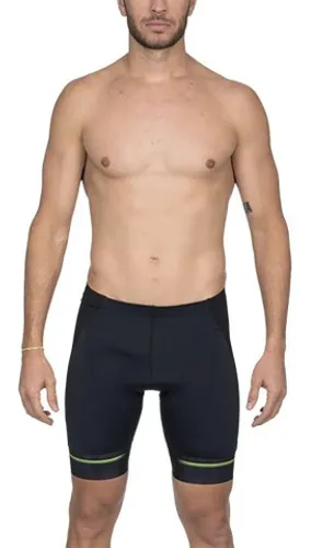Bermuda Ciclismo Supreme Preto / Verde Woom Promoção