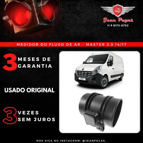 Medidor do fluxo de ar - Master 2.3 2014 a 2017