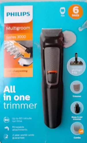 Aparador de pelos Philips Multigoomroom Series 3000 - 6 ferramentas