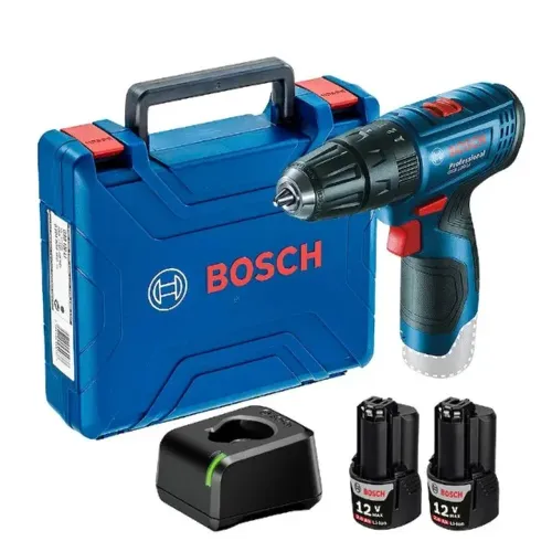 Parafusadeira Furadeira de Impacto GSB120-LI 3/8 Pol. 12V com 2 Baterias 2.0Ah Lí-Íon Carr