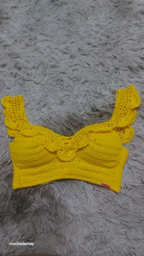 Cropped de croche