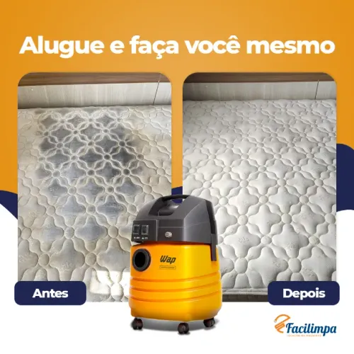 Aluguel de máquina Extratora para limpeza de estofados em geral