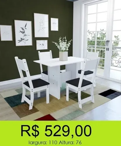 Mesa de jantar com cadeiras