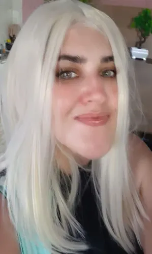 Peruca lace loiro long bob