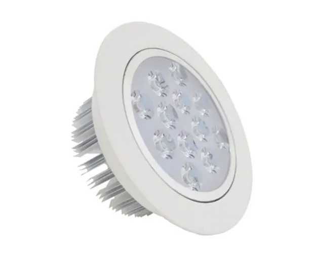 Kit 2 Spot Led Dicróica Embutir Redondo 12w Branco Quente 