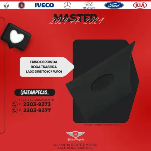 friso roda traseira com furo - master 