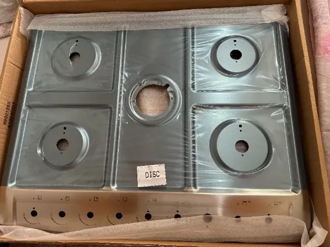 mesa Fogão 5 Bocas Electrolux Preto com Forno Duplo e Tripla Chama (76DBA) - Bivolt