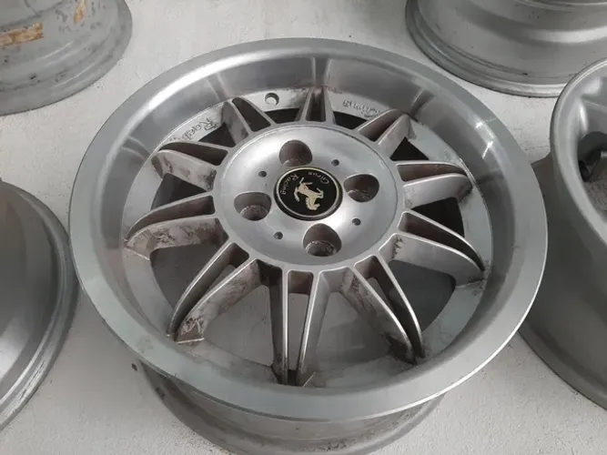 Roda aro 14 Girus Racing taluda com borda diamantada modelo bmw jogo 4x100