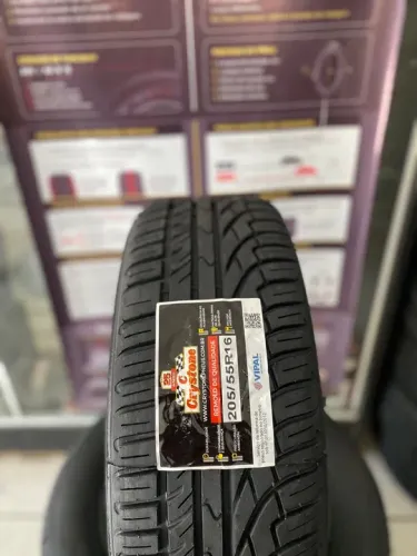 PNEU 205/55/R16 REMOLD CRYSTONE VIPAL (instalação gratuita)