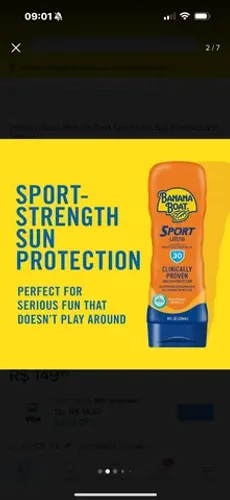 Protetor Solar Banana Boat Sport Ultra Spf50 Importado236 ml