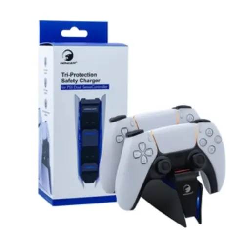 Base Carregamento Duplo Controle Ps5 Honcam Pronta Entrega