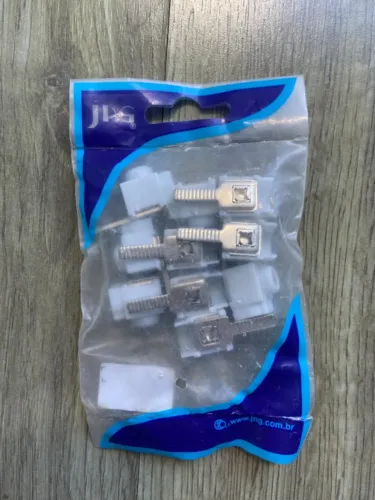 Kit com 10 Conectores Genéricos Saída Frontal 6 a 25mm para Disjuntor DIN
