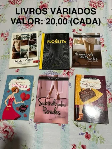 Livros variados - R$ 20,00 cada
