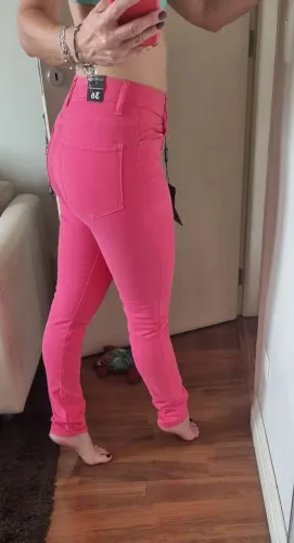 Calça Paula nova le lis blanc,  36, veste 38