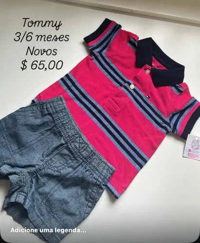 Conjunto 3/6 meses tommy + carters