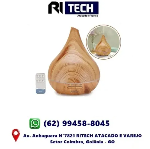 Umidificador Aromatizador Umidificador Difusor De Aromas a Óleo 400ml