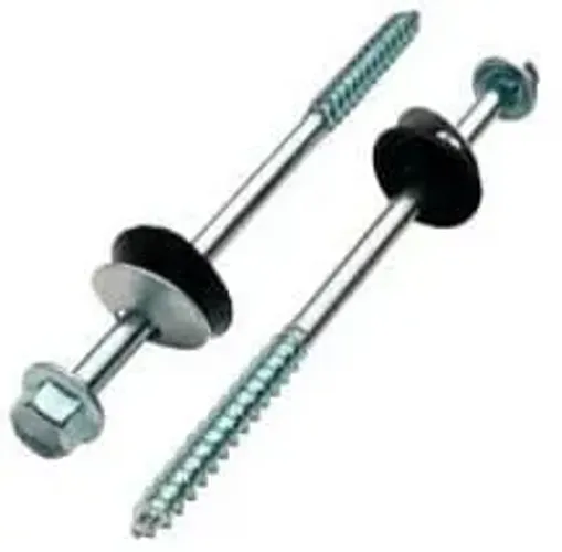 Parafuso para telha 110MM COMPLETO COM 100 PEÇAS<br>R$ 49,00  COM 100 PEÇA<br>R$ 18,00