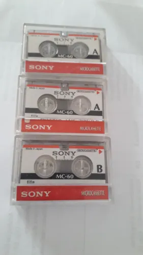 Fitas para Mini Gravador 