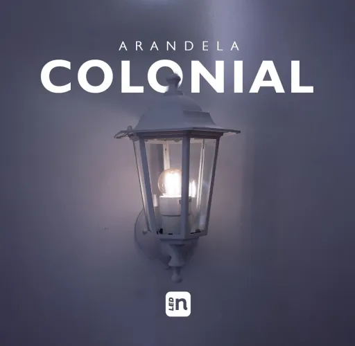 Arandela Colonial sorte luz - Iluminação clássica e elegante