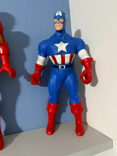 BONECO CAPITÃO AMÉRICA 50cm